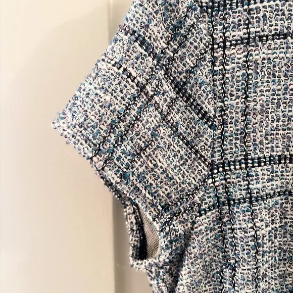 Speechless Blue and White Textured Dress - Picture 4 of 12